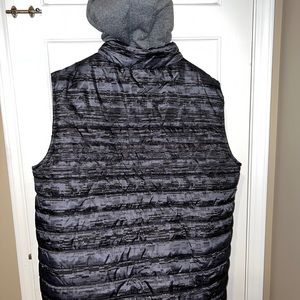 Men’s Black Ecko Puffer Hooded Vest Jacket, new, authentic! XXL , 2XL